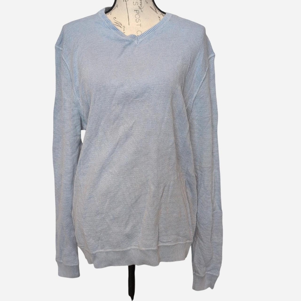 Tommy Bahama V-neck textured sweater size L